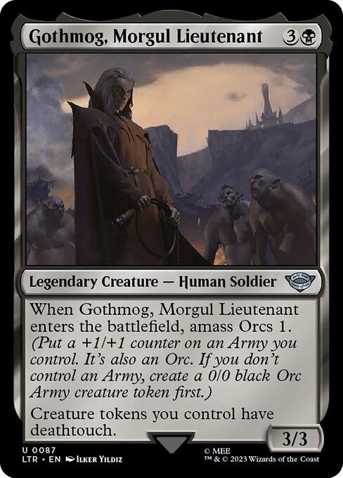 Gothmog, Morgul Lieutenant – The Lord of the Rings: Tales of Middle-earth (LTR-87) Magic: The Gathering card | LC-REM-20260804-15150948909388-a1c10e93-88eb-46b9-8adc-583661807990