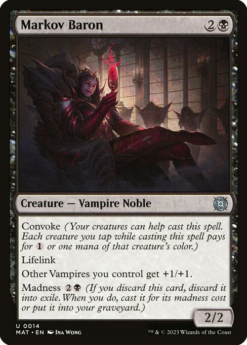 Markov Baron – March of the Machine: The Aftermath (MAT-14) Magic: The Gathering card | LC-REM-20260804-15609159975244-a1dc6b0f-09bb-4489-8022-42c700eb1191
