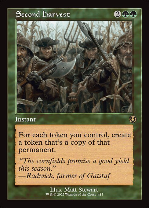 Second Harvest – Innistrad Remastered (INR-417) Magic: The Gathering card | LC-REM-20260804-15339650777420-a1ed6d4f-9c1b-4007-899a-e2209996dd0d Imagen principal del producto