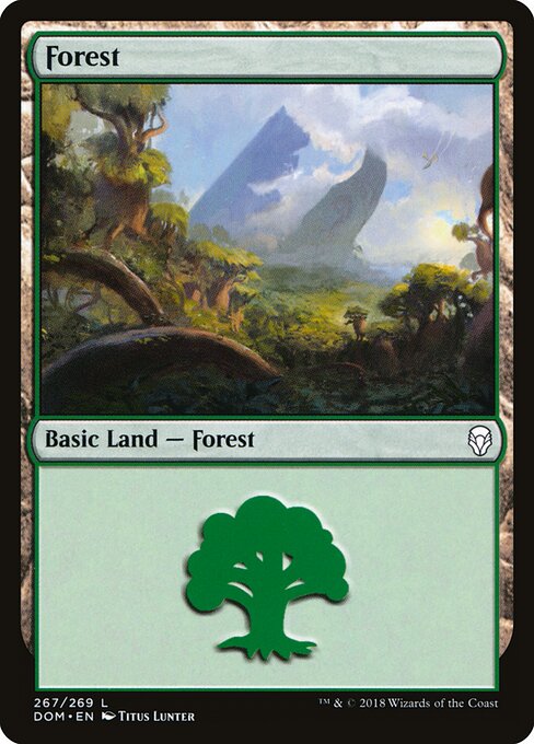 Forest – Dominaria (DOM-267) Magic: The Gathering card | LC-REM-20260804-15909425348940-a1f48b35-5fe1-4090-ae9d-11955ee8099b