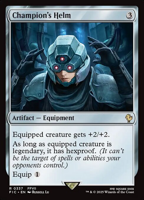 Champion's Helm – Final Fantasy Commander (FIC-337) Magic: The Gathering card | LC-REM-20260804-15339534123340-a207957a-16e4-4830-a101-39bcd4a46e61