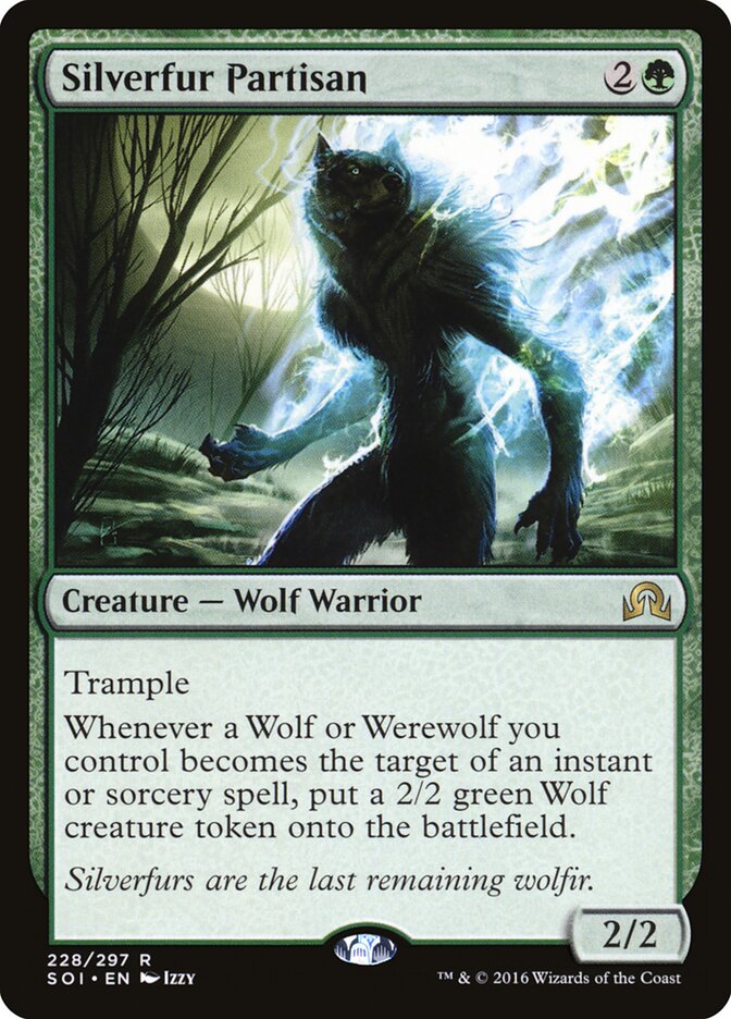 Silverfur Partisan - Shadows over Innistrad (Rare) [SOI-228]