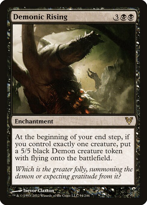 Demonic Rising – Avacyn Restored (AVR-94) Magic: The Gathering card
