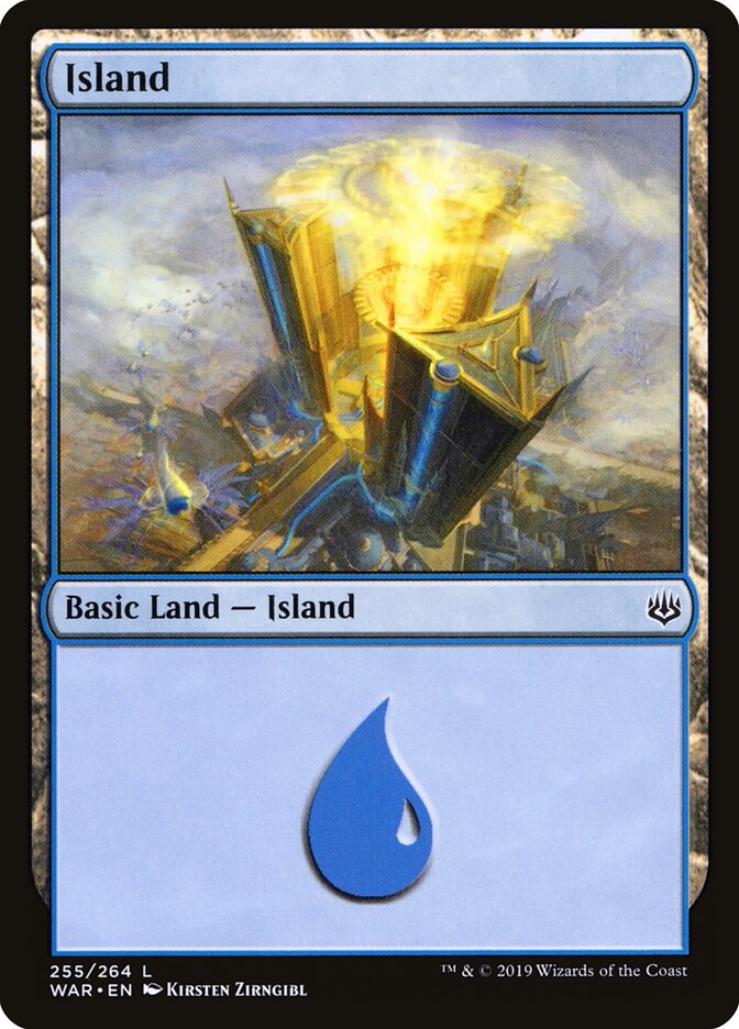 Island (V.3) - War of the Spark (Land) [WAR-255] Immagine principale del prodotto