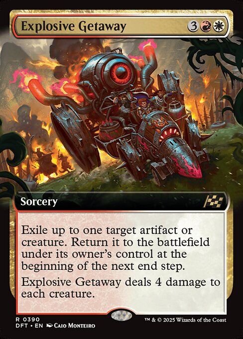 Explosive Getaway – Aetherdrift (DFT-390) Magic: The Gathering card | LC-REM-20260804-15339556864332-a258dcf4-b481-4ad5-96ef-2a42de8c9c2a