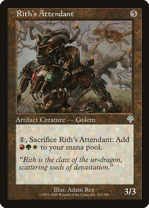 Rith's Attendant – Invasion (INV-310) Magic: The Gathering card