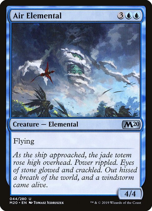 Air Elemental – Core Set 2020 (M20-44) Magic: The Gathering card Immagine principale del prodotto