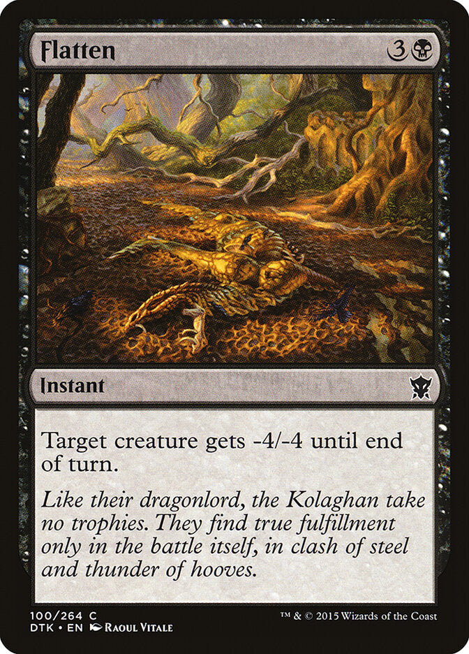 Flatten - Dragons of Tarkir (Common) [DTK-100] Main image