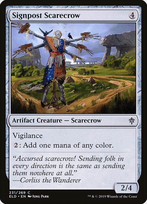 Signpost Scarecrow – Throne of Eldraine (ELD-231) Magic: The Gathering card