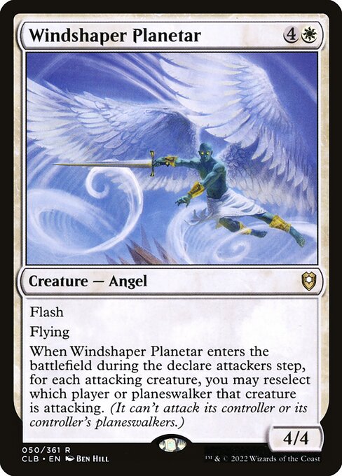 Windshaper Planetar – Commander Legends: Battle for Baldur's Gate (CLB-50) Magic: The Gathering card | LC-REM-20260804-15150854865228-a2ecf2f5-6d8b-4321-9aa1-d84c291a5c20