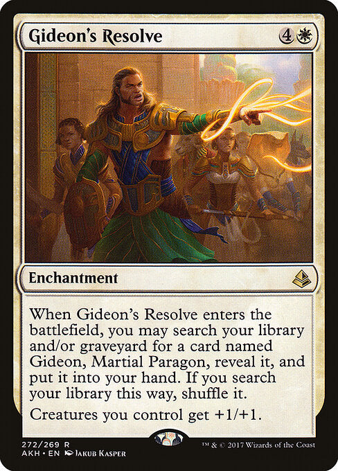 Gideon's Resolve – Amonkhet (AKH-272) Magic: The Gathering card | LC-REM-20260804-15339568398668-a30b8c40-39ac-423f-b7da-845a16cd1b63
