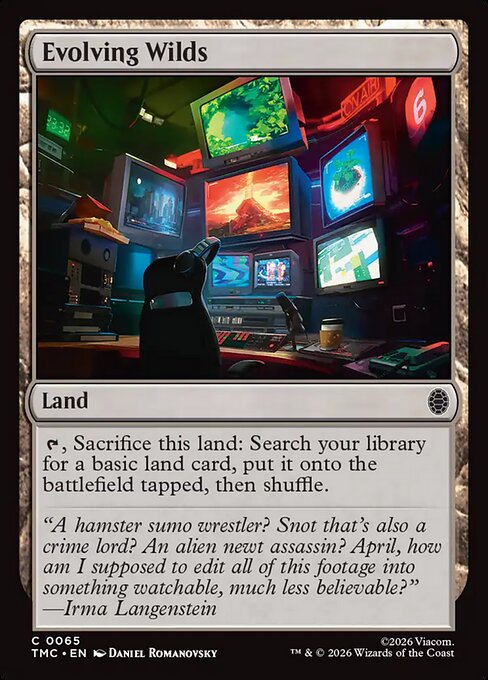 Evolving Wilds – Teenage Mutant Ninja Turtles Eternal (TMC-65) Magic: The Gathering card | LC-REM-20260804-15675740455244-a30f5555-2fbe-4c88-9e4f-1f2e81ea6cfd