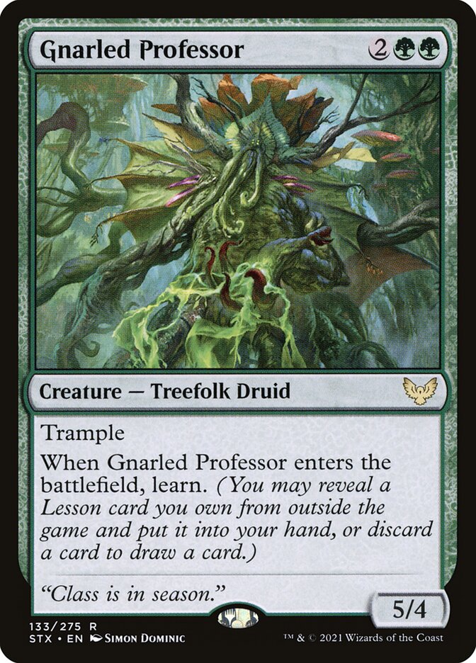 Gnarled Professor - Strixhaven: School of Mages (Rare) [STX-133] Hoofdafbeelding