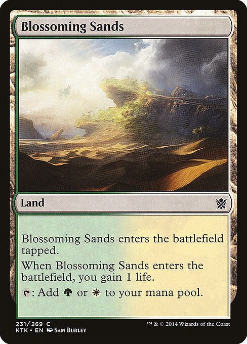 Blossoming Sands – Khans of Tarkir (KTK-231) Magic: The Gathering card Immagine principale del prodotto