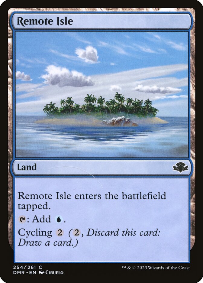 Remote Isle - Dominaria Remastered (Common) [DMR-254] Main image