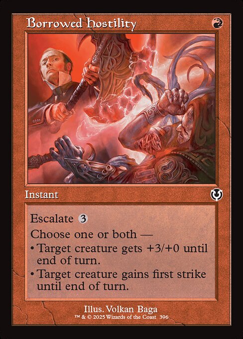 Borrowed Hostility – Innistrad Remastered (INR-396) Magic: The Gathering card | LC-REM-20260804-15339955224908-a3684fcb-6fb0-40b0-ac43-11f664868a5c Imagen principal del producto