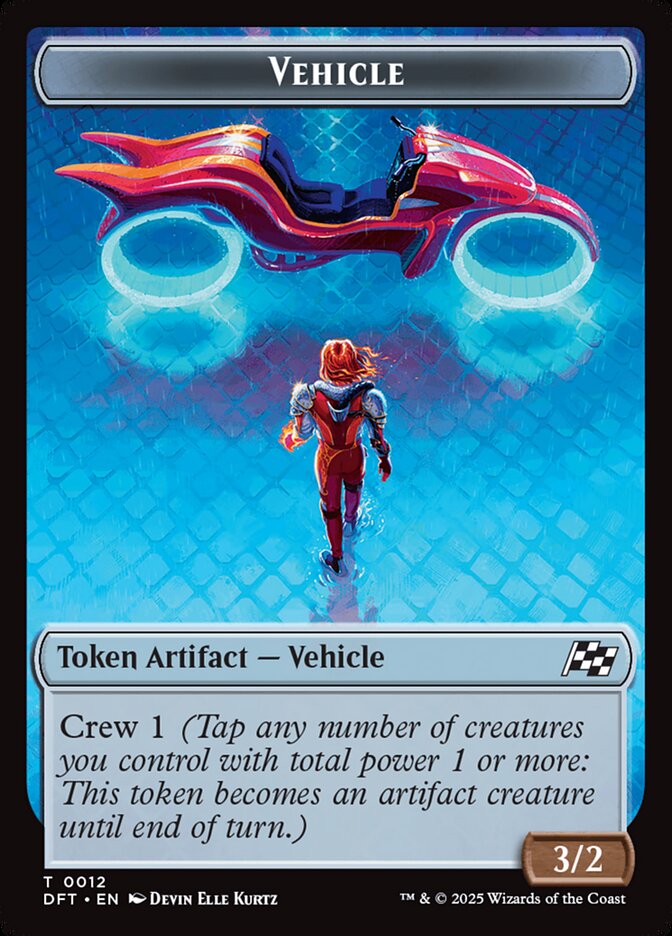 Magic-kaart Vehicle Token TDFT-12 uit Aetherdrift Tokens (Token) Image principale du produit