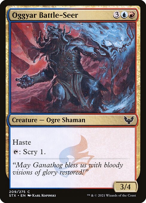 Oggyar Battle-Seer – Strixhaven: School of Mages (STX-209) Magic: The Gathering card | LC-REM-20260804-15696805691724-a38329f1-af6e-47b8-86e4-f2a39e1edbf8
