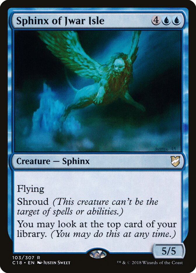Sphinx of Jwar Isle - Commander 2018 (Rare) [C18-103] Hauptbild