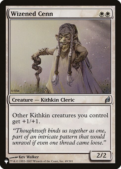 Wizened Cenn – The List (PLST-LRW-49) Magic: The Gathering card | LC-REM-20260804-15150907949388-a39f989b-31a5-44fa-adfb-694b54c166b2