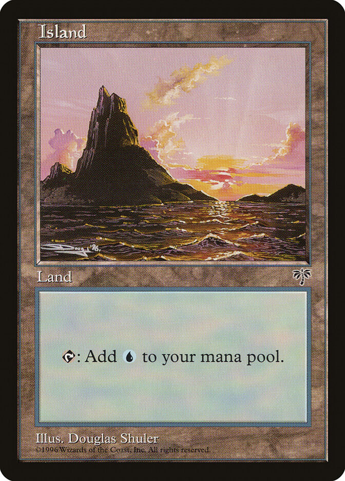 Magic-kaart Island MIR-338 uit Mirage (Land) Immagine principale del prodotto