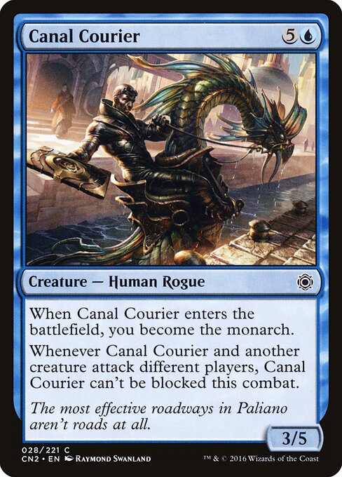 Canal Courier – Conspiracy: Take the Crown (CN2-28) Magic: The Gathering card Main image