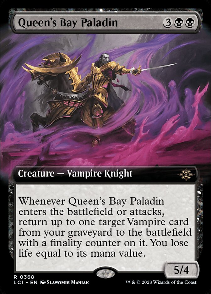 Magic-kaart Queen's Bay Paladin LCI-368 uit The Lost Caverns of Ixalan (Rare)