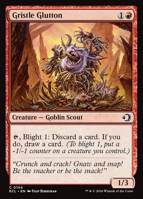 Gristle Glutton – Lorwyn Eclipsed (ECL-144) Magic: The Gathering card Main image