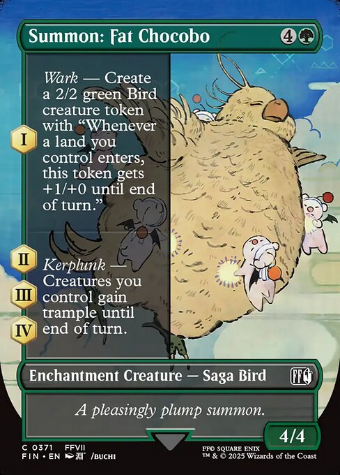 Summon: Fat Chocobo – Final Fantasy (FIN-371) Magic: The Gathering card | LC-REM-20260804-15340148326732-a44ae92c-4894-4172-82b3-11e2e94653ef