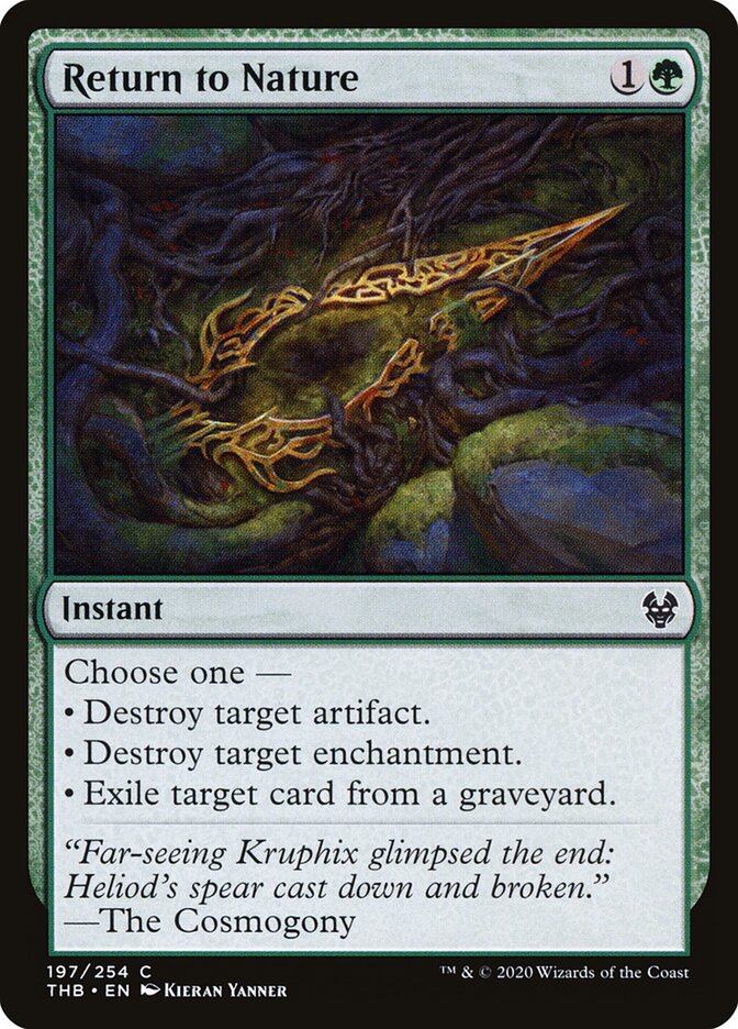 Return to Nature - Theros Beyond Death (Common) [THB-197] Main image