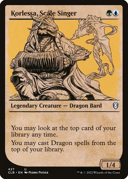 Korlessa, Scale Singer – Commander Legends: Battle for Baldur's Gate (CLB-427) Magic: The Gathering card | LC-REM-20260804-15573349237068-a453d55e-9a50-4339-ad7c-387f67179fe7 Hauptbild