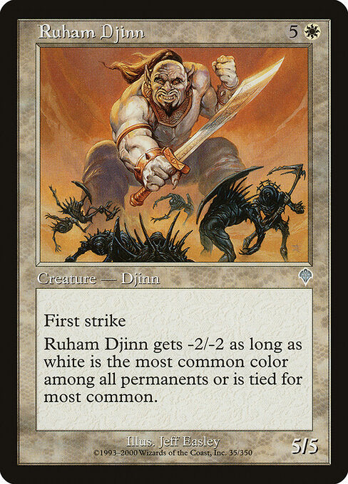 Ruham Djinn – Invasion (INV-35) Magic: The Gathering card