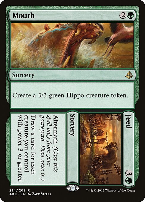 Mouth // Feed – Amonkhet (AKH-214) Magic: The Gathering card