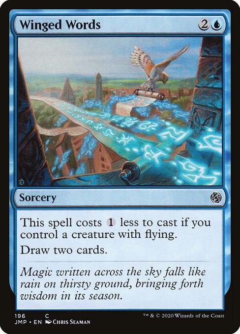 Winged Words – Jumpstart (JMP-196) Magic: The Gathering card | LC-REM-20260804-15150906769740-a48ebd79-95d7-4860-9785-45e34a94755d