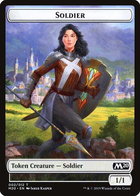 Soldier – Core Set 2020 Tokens (TM20-2) Magic: The Gathering card | LC-REM-20260804-15451306590540-a491d9da-a58d-4423-b565-c5a99ef63132