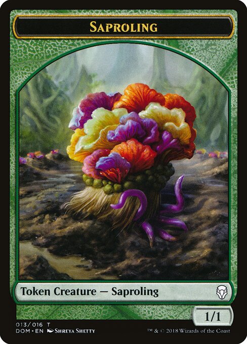 Saproling – Dominaria Tokens (TDOM-13) Magic: The Gathering card | LC-REM-20260804-15151493841228-a49da8fe-559f-4c34-b904-c285188fb98d Hauptbild