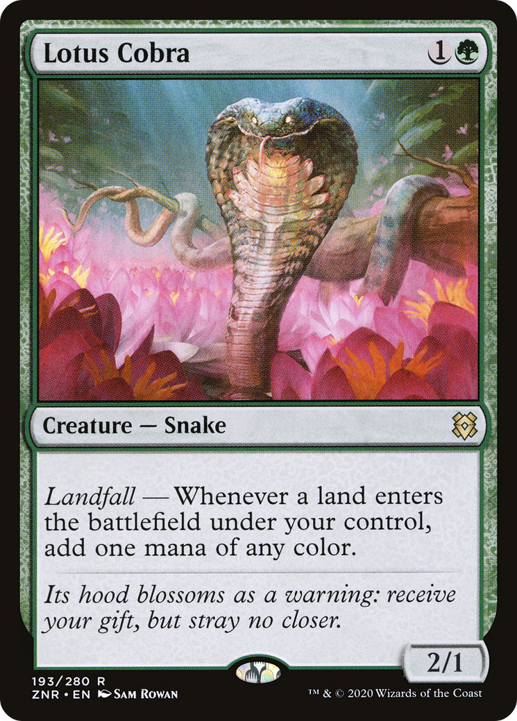 Lotus Cobra – Zendikar Rising 193 – Magic: The Gathering single card Imagen principal del producto