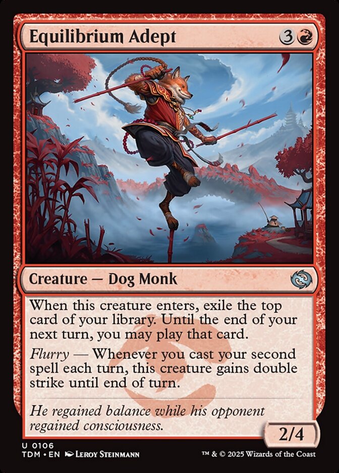 Magic-kaart Equilibrium Adept TDM-106 uit Tarkir: Dragonstorm (Uncommon)
