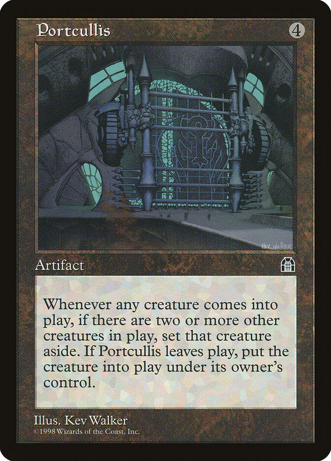 Magic-kaart Portcullis STH-139 uit Stronghold (Rare) Hoofdafbeelding