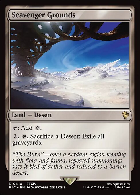 Scavenger Grounds – Final Fantasy Commander (FIC-419) Magic: The Gathering card | LC-REM-20260804-15339649925452-a4e3f65d-8d73-4fd1-9de4-813ba6e40940 Hoofdafbeelding