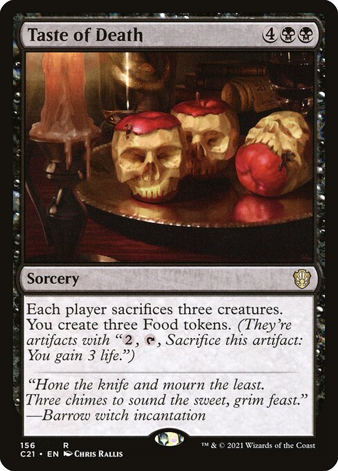 Taste of Death – Commander 2021 (C21-156) Magic: The Gathering card | LC-REM-20260804-15339677974860-a4e52634-8502-4b72-950d-eb4c2f6b3bc4 Imagen principal del producto