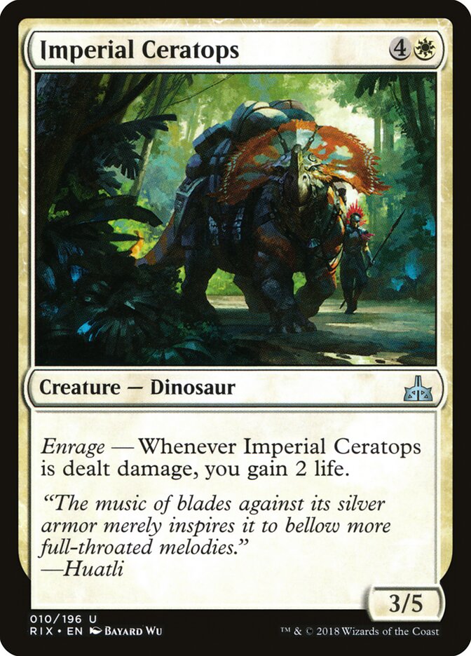 Imperial Ceratops - Rivals of Ixalan (Uncommon) [RIX-10]