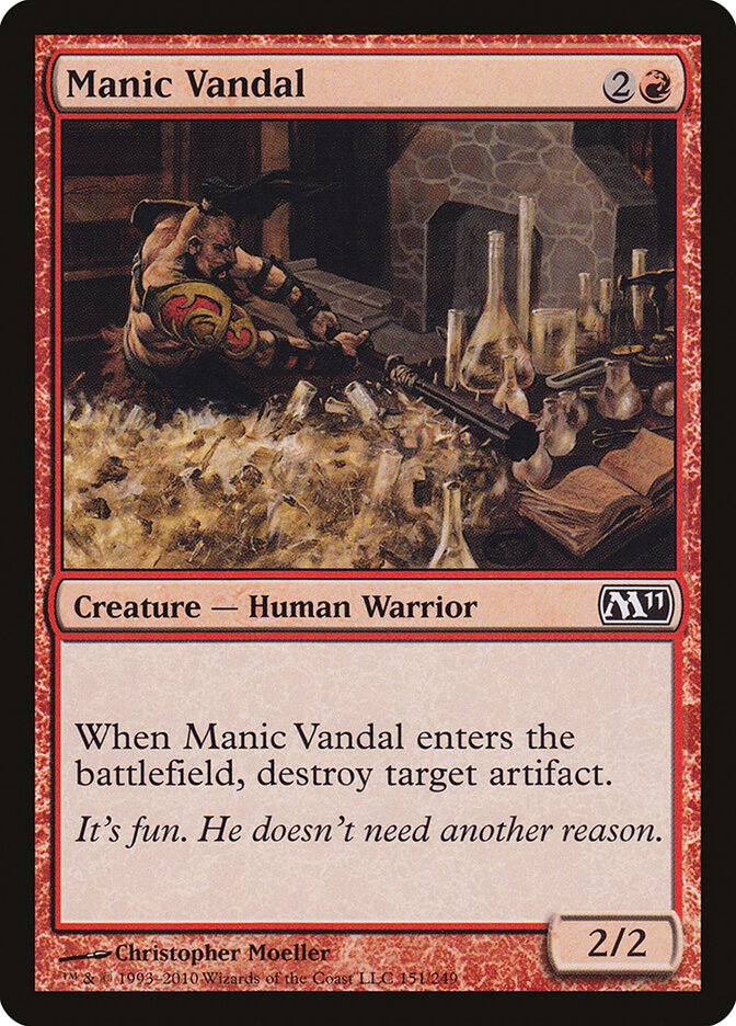 Manic Vandal - Magic 2011 (Common) [M11-151]