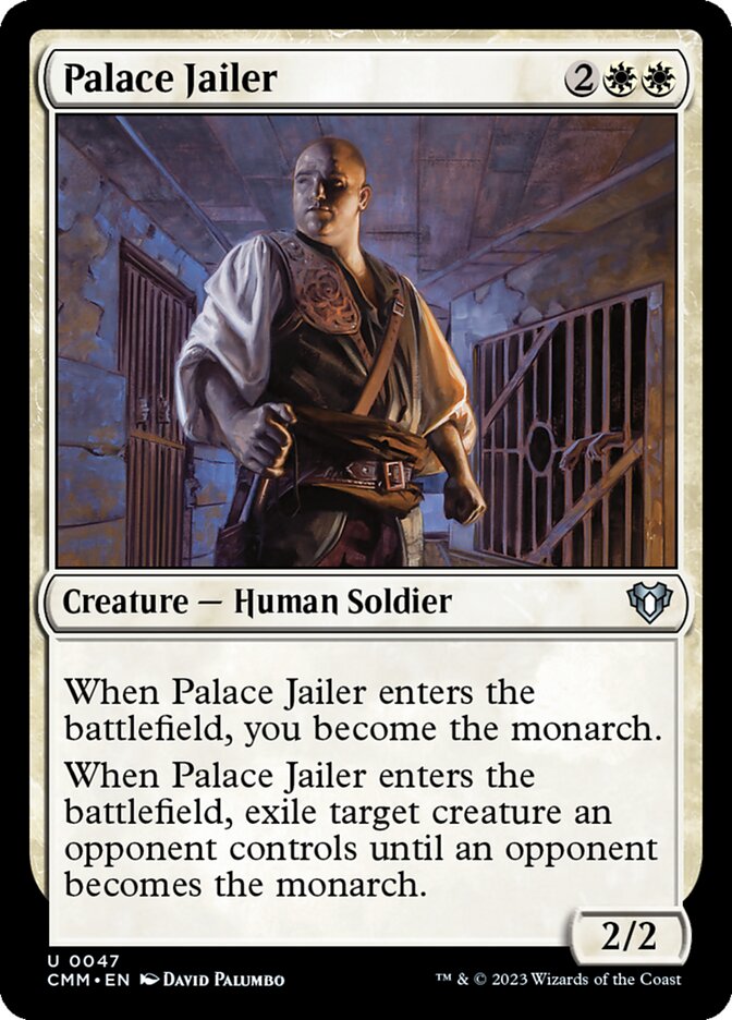 Magic-kaart Palace Jailer CMM-47 uit Commander Masters (Uncommon)