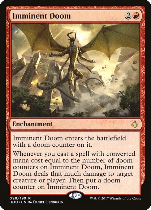 Imminent Doom – Hour of Devastation (HOU-98) Magic: The Gathering card