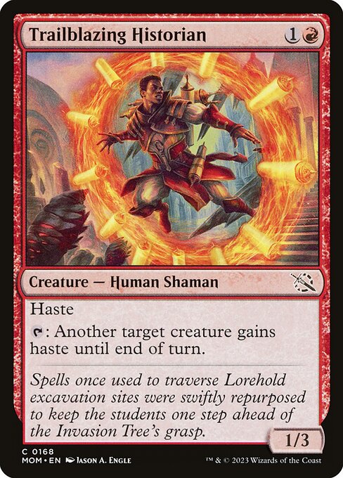 Trailblazing Historian – March of the Machine (MOM-168) Magic: The Gathering card | LC-REM-20260804-15573255356748-a53088da-25b5-4c7e-9a11-456fbc814dfc