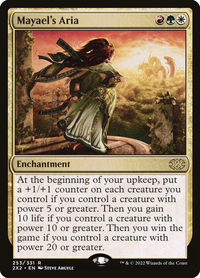 Mayael's Aria - Double Masters 2022 (Rare) [2X2-253]