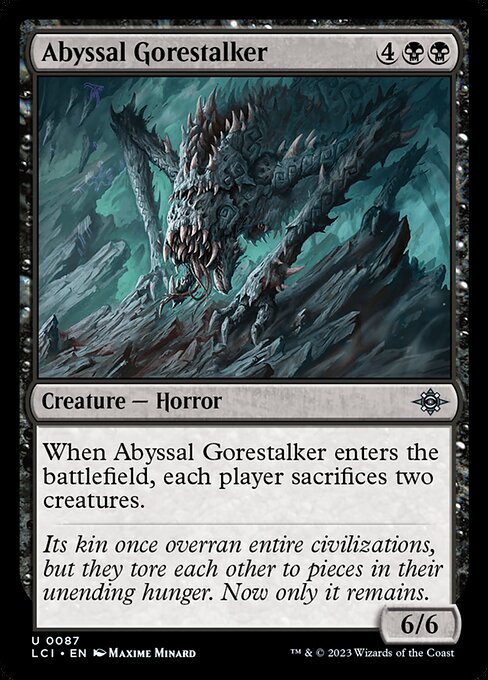 Abyssal Gorestalker – The Lost Caverns of Ixalan (LCI-87) Magic: The Gathering card | LC-REM-20260804-15393186611532-a559f77f-1f10-475b-9361-7f297d50f254