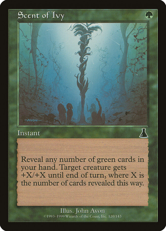 Magic-kaart Scent of Ivy UDS-120 uit Urza's Destiny (Common)