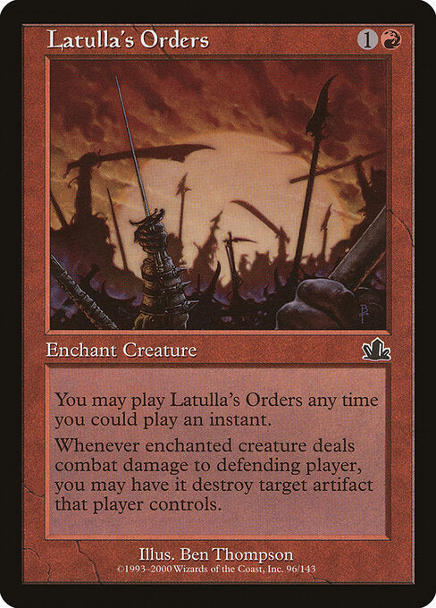 Latulla's Orders – Prophecy (PCY-96) Magic: The Gathering card | LC-REM-20260804-15526038864204-a56cd728-5c3c-4fd6-bb01-0bf0875508c7